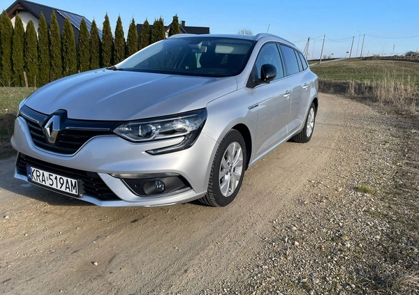 Renault Megane cena 51200 przebieg: 108000, rok produkcji 2019 z Skała małe 154